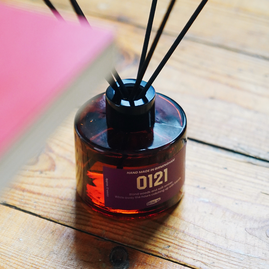 Brumbox 0121 hand made in Birmingham reed diffuser