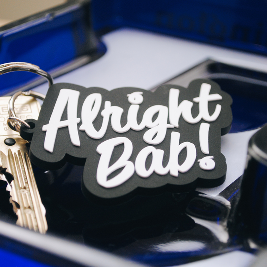 Brumbox soft PVC Alright Bab keyring