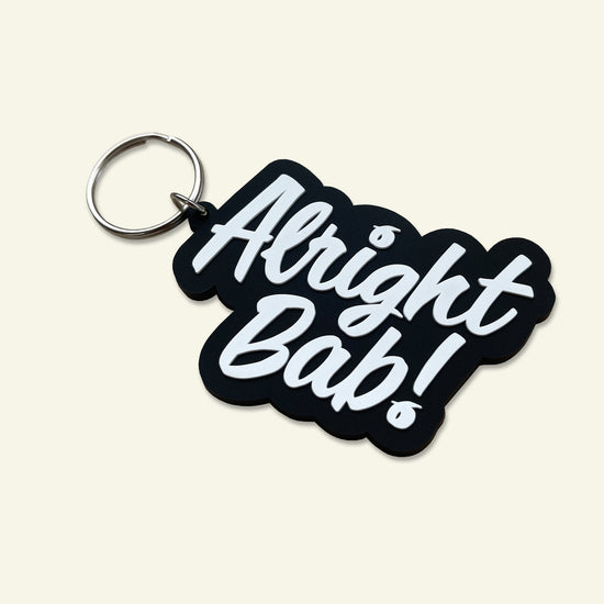 Brumbox soft PVC Alright Bab keyring