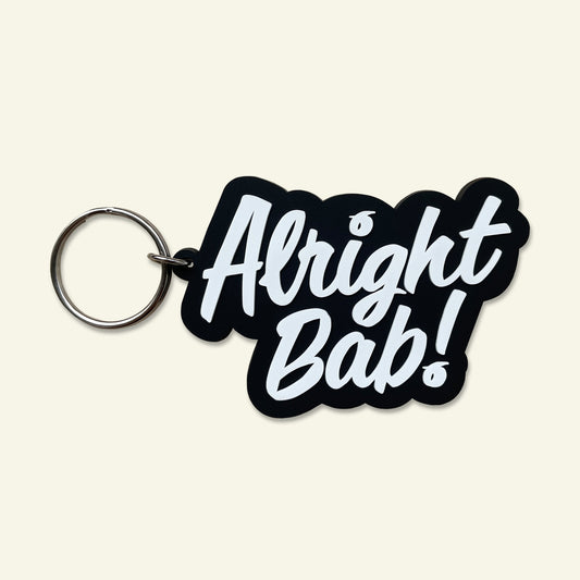 Brumbox soft PVC Alright Bab keyring