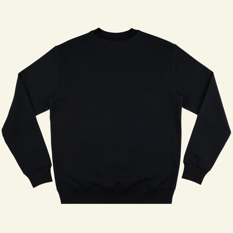 Brumbox BHX Birmingham organic crewneck in black (back)