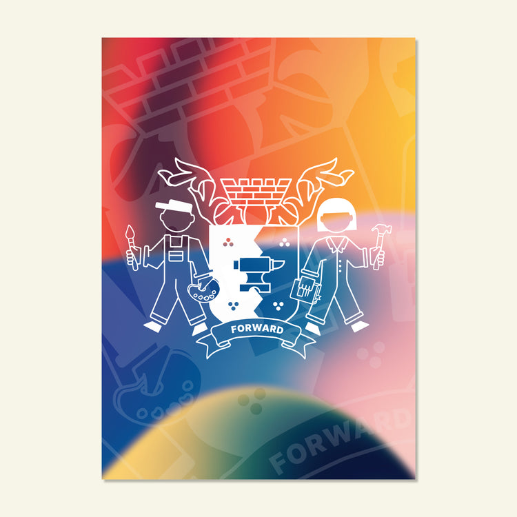 Brumbox's Birmingham Coat Of Arms A3 art print