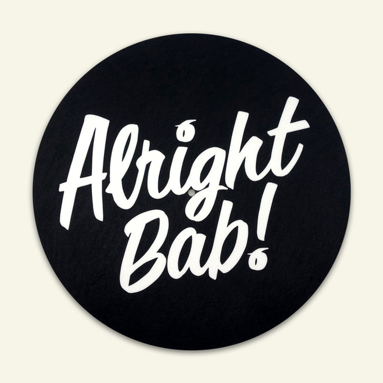 Brumbox Alright Bab black vinyl slipmat