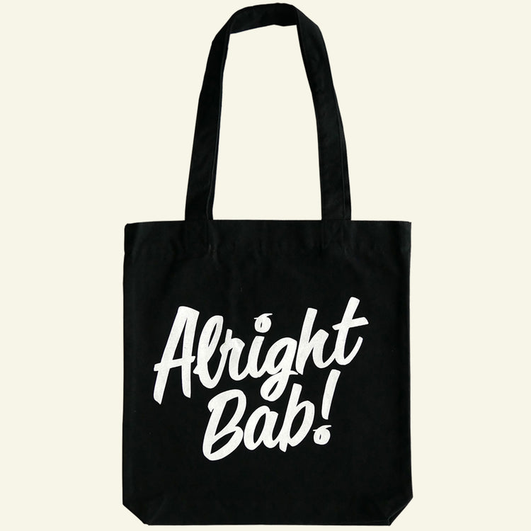 Brumbox Alright Bab black tote bag