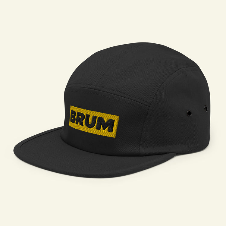 Brumbox black BRUM 5 panel cap