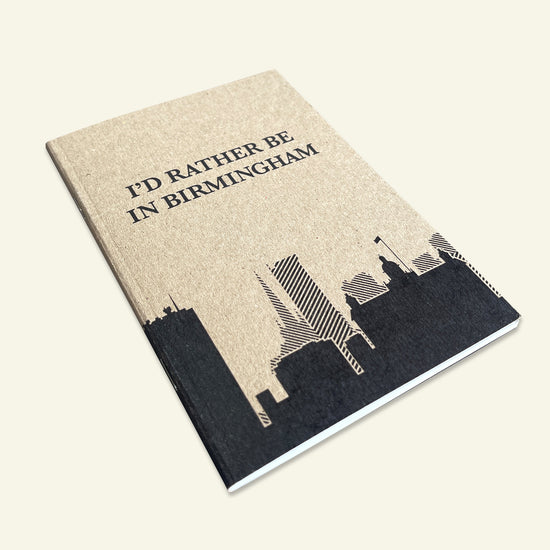Brumbox I'd Rather be in Birmingham A6 dot paper notebook