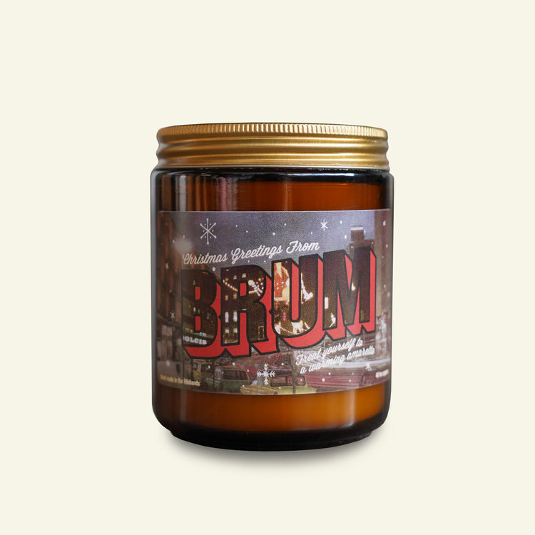 Brumbox Christmas Greetings From Brum soy wax candle
