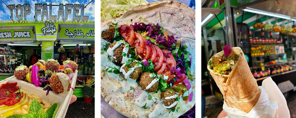 Top Falafel truck at Birmingham Rag Market