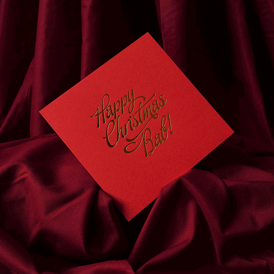 Brumbox set of 3 handmade Bab Christmas greetings cards