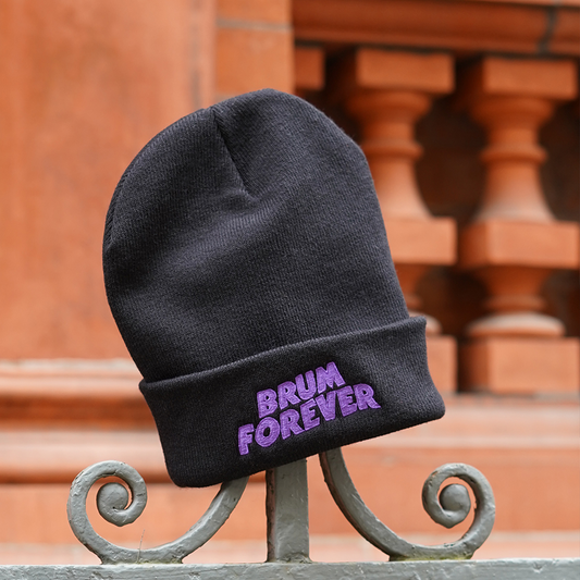 Brumbox Black Sabbath style Brum Forever black beanie