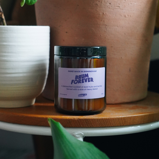 Brumbox Brum Forever hand made in Birmingham soy wax candle