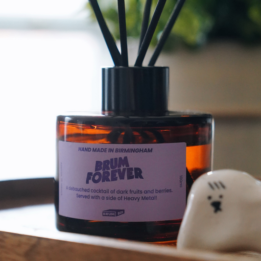 Brumbox Brum Forever hand made in Birmingham reed diffuser