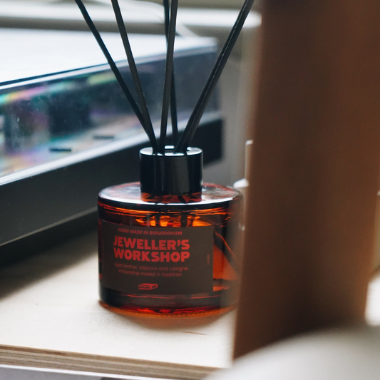 Brumbox Jeweller's Workshop hand made in Birmingham reed diffuser