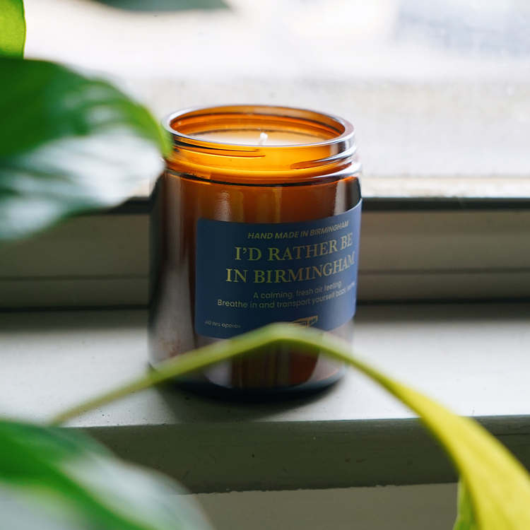 Brumbox I'd rather be in Birmingham hand made soy wax candle