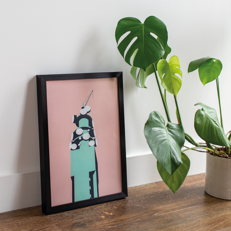 Brumbox BT Tower Birmingham landmark poster print