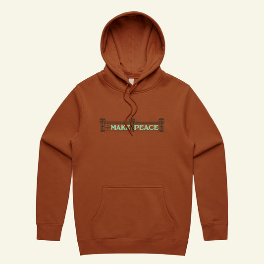 Brumbox G A Makepeace Hoody in copper (front)