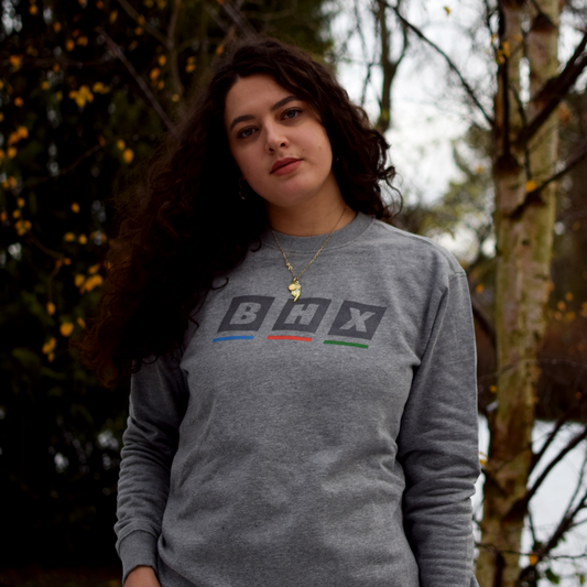 Brumbox BHX T.V grey organic crewneck