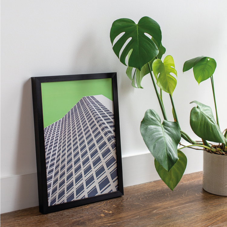 Brumbox Alpha Tower Birmingham landmark poster print