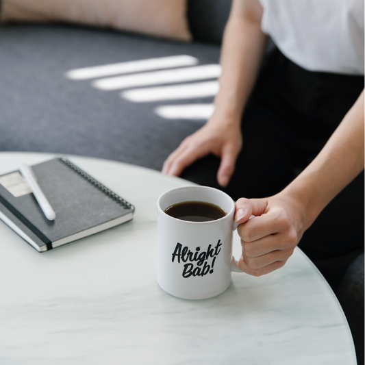 Brumbox alright bab ceramic mug