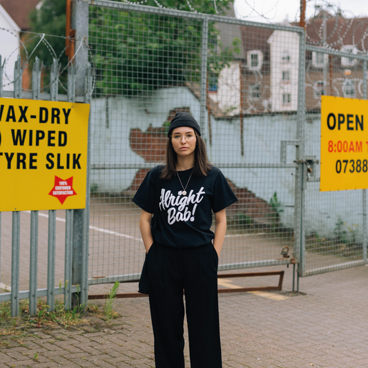 Brumbox Alright Bab black t-shirt
