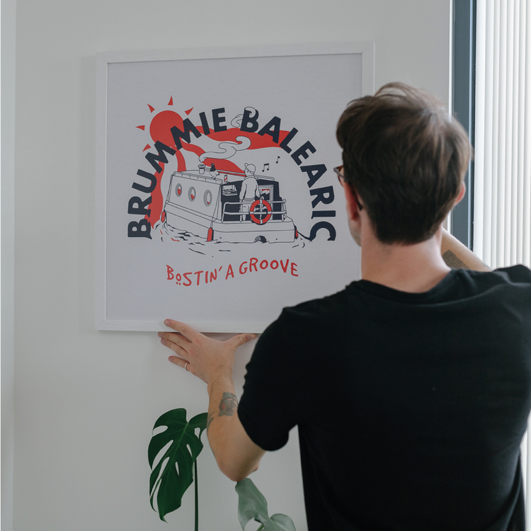 Brumbox Brummie Balearic poster print