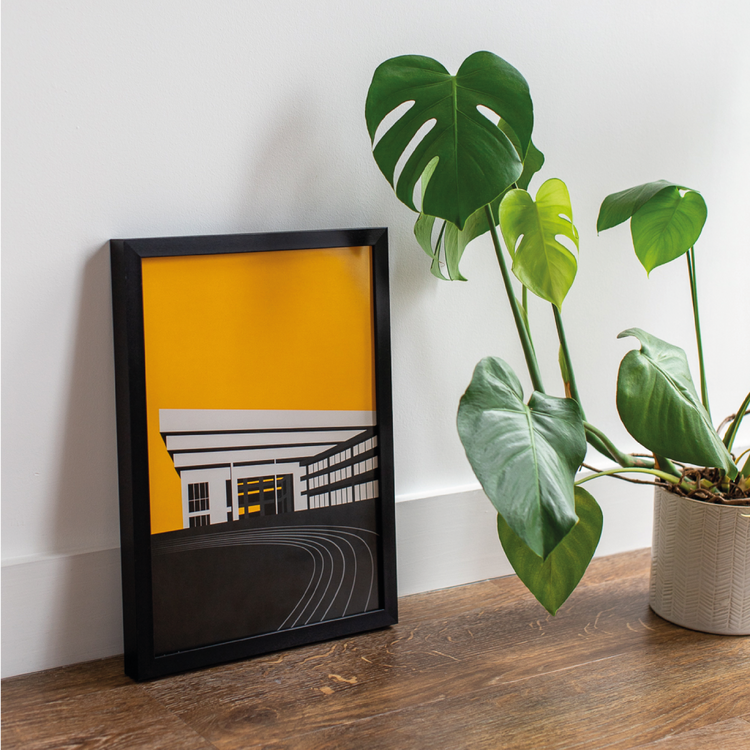 Brumbox Central Library Birmingham landmark poster print