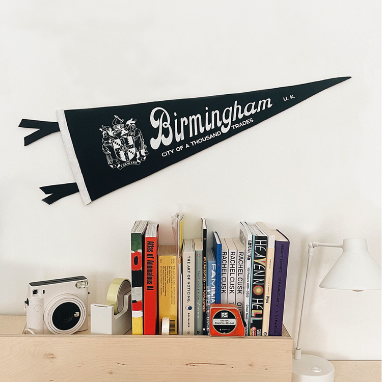 Brumbox Coat of Arms vintage sports pennant