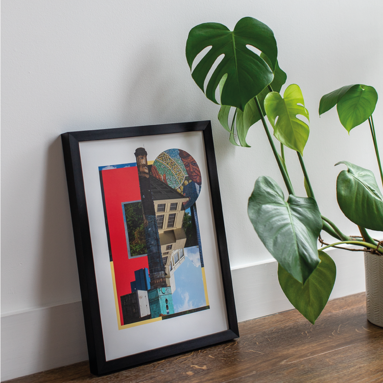 Brumbox Digbeth Birmingham collage poster print