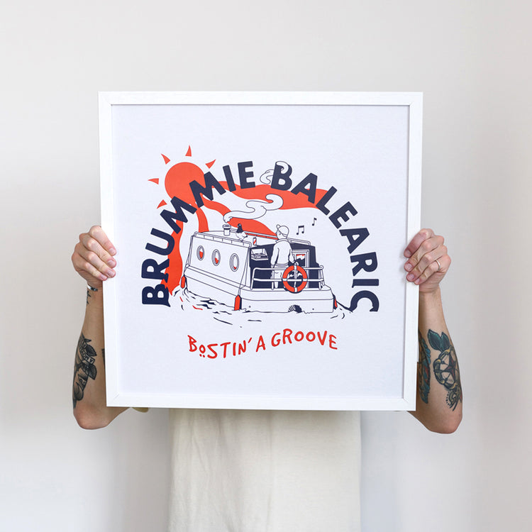 Brumbox Brummie Balearic poster print