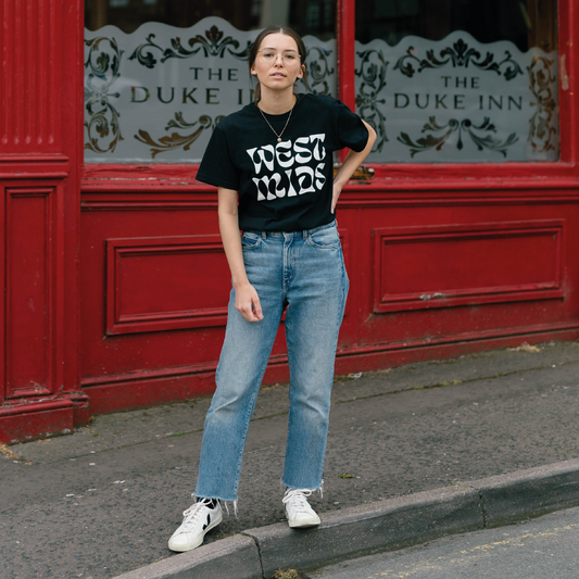 Brumbox psychedelic black west mids tee