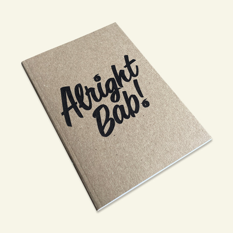 Brumbox Alright Bab A6 dot paper notebook