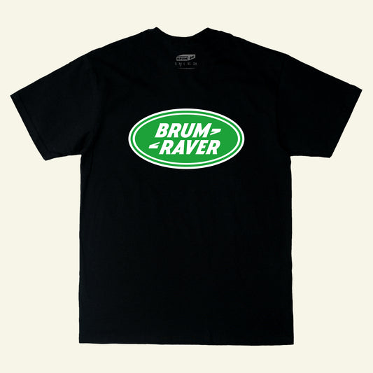 Brumbox Brum Raver black T-shirt (front)