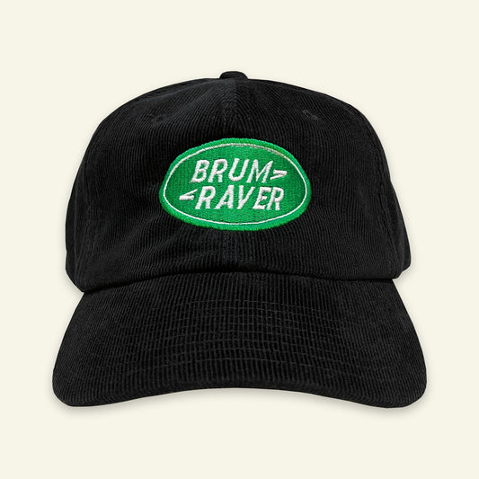 Brumbox's Brum Raver green and black cord cap