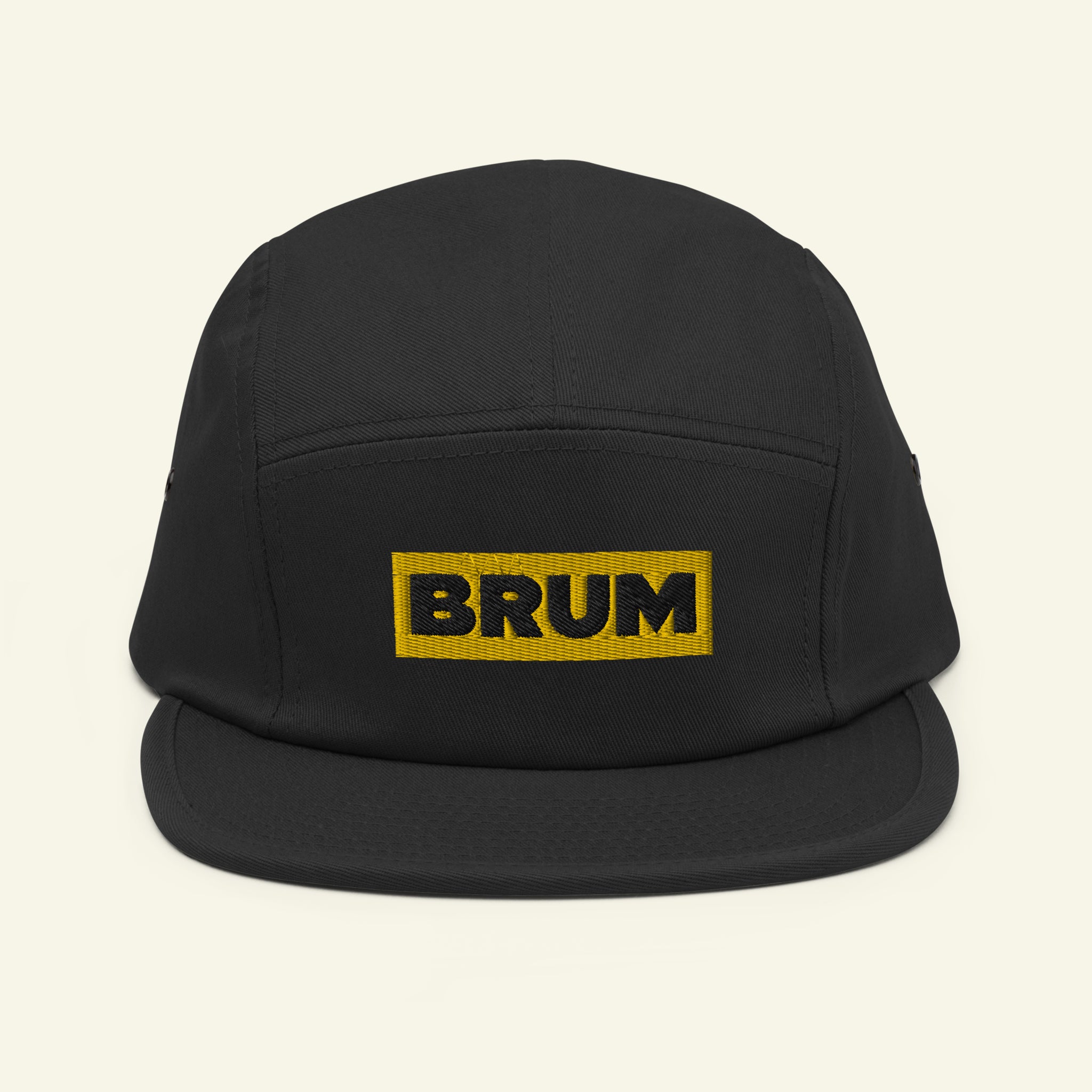 BRUM 5 panel cap (Black)