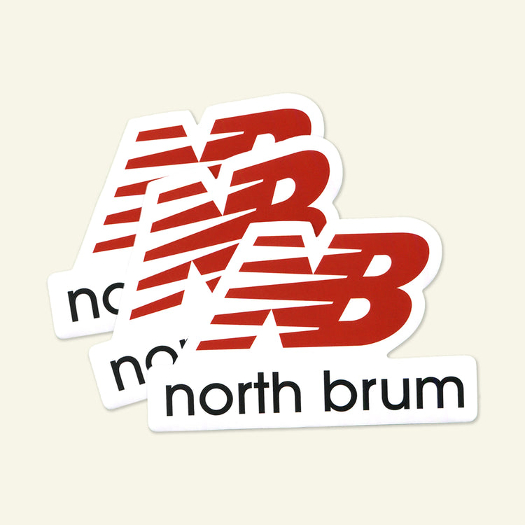 Brumbox North Brum pack of three stickers