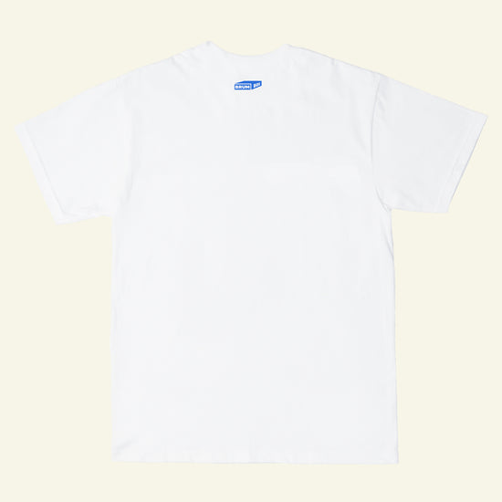 Brumbox vintage athletic style Erdington white T-shirt (back)