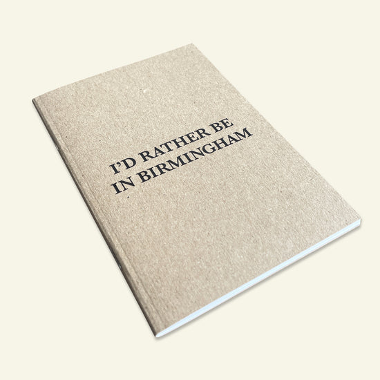 Brumbox I'd Rather be in Birmingham A6 dot paper notebook