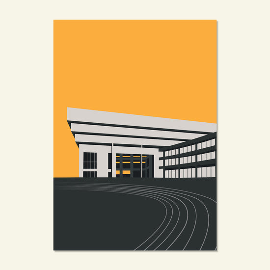 Brumbox Central Library Birmingham landmark poster print