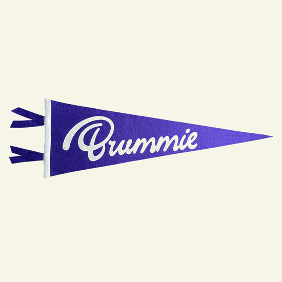 Brumbox Brummie purple vintage sports pennant