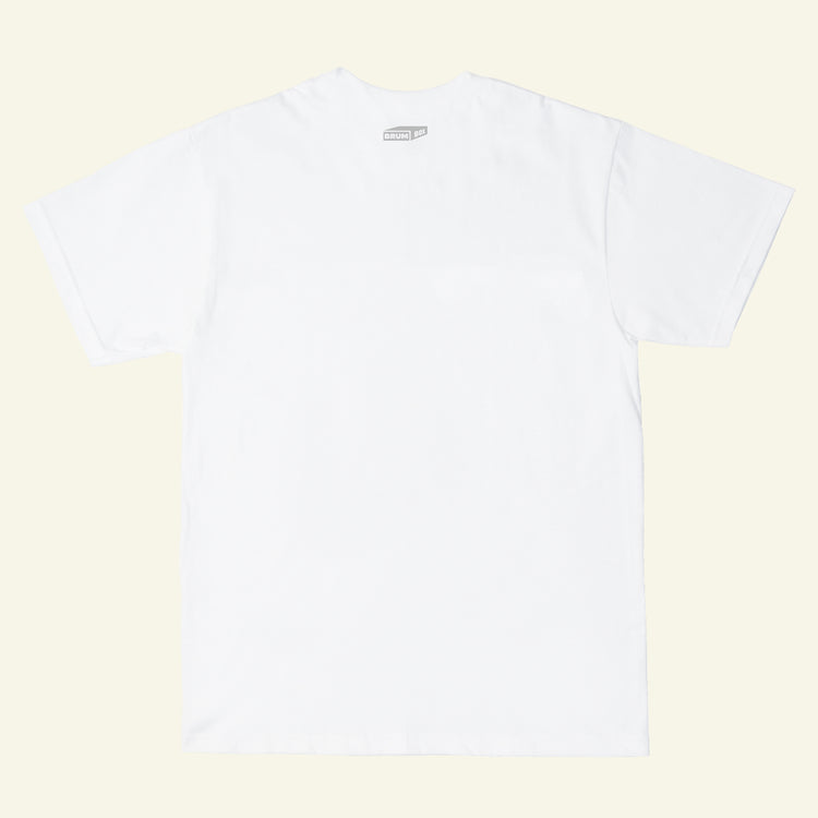 Brumbox Queens Heath 2023 white cotton T-shirt (back)