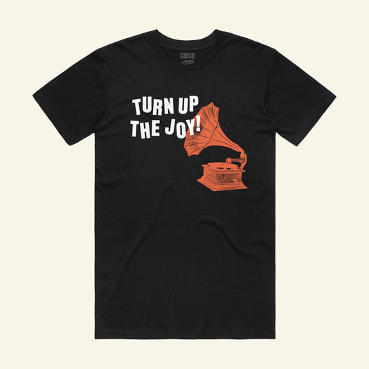 CBSO x Brumbox: Turn Up the Joy Tee (Black)