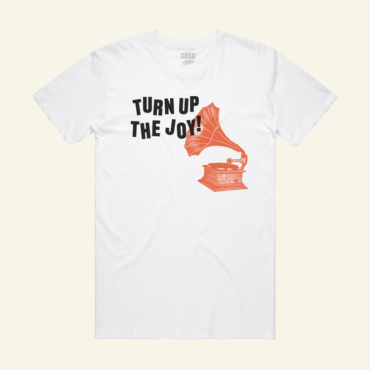 CBSO x Brumbox: Turn Up the Joy Tee (White)