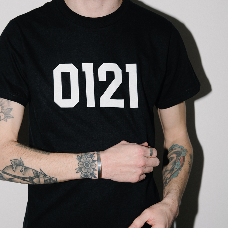 Brumbox 0121 Birmingham t-shirt in black