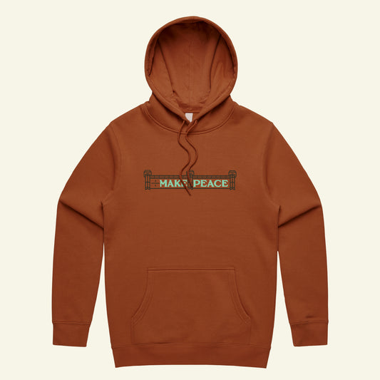 Brumbox G A Makepeace Hoody in copper (front)