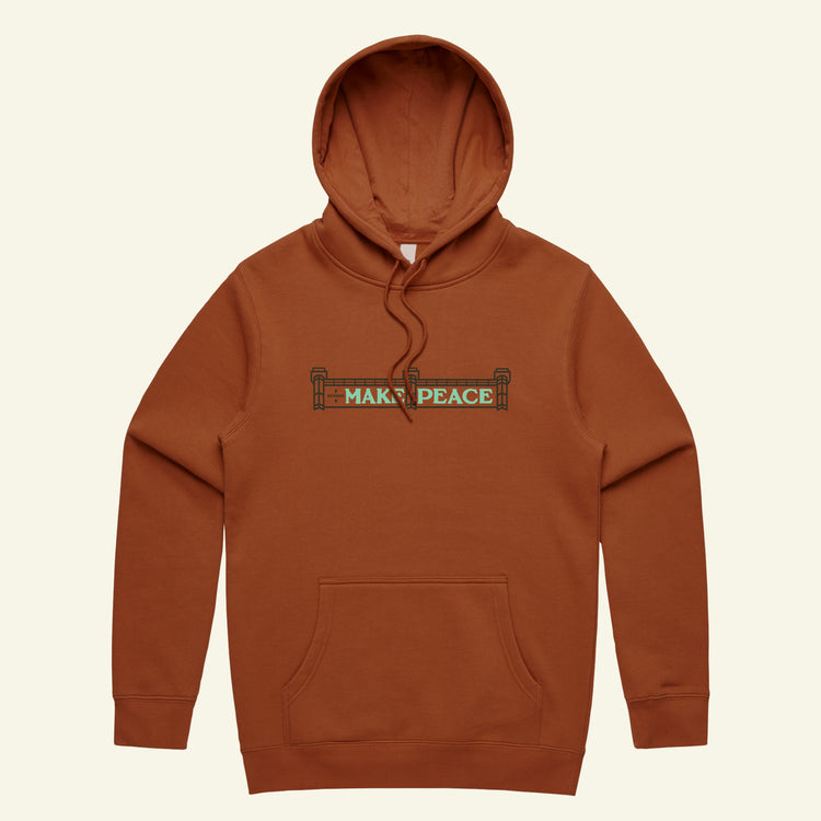 Brumbox G A Makepeace Hoody in copper (front)
