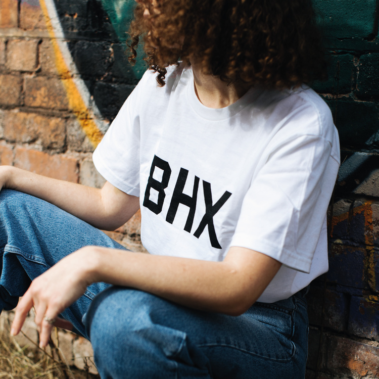 Brumbox BHX Birmingham t-shirt in white
